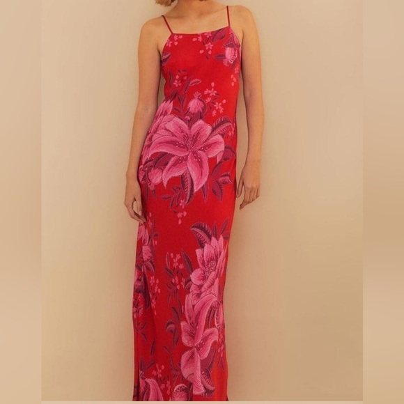 FARM Rio Dresses & Skirts - Red Summer Fruit Lenzing™ Ecovero™ Viscose Maxi Dress